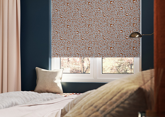 Leopard Luxe, Rust - Roller Blind - Image 5
